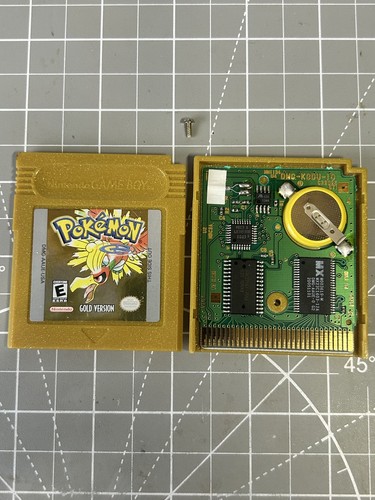 VGC Verified Genuine ✅ New Battery 🔋 Pokemon Gold Nintendo Gameboy Color GBC - Picture 3 of 16