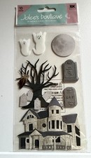 Jolee s Boutique Halloween Stickers Dimensional 10 Pcs Haunted House Ghosts Owl