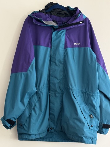 Vintage 90s Colour Block Rohan Gore-Tex ‘Shearwater’ Rain Jacket Made In UK XL
