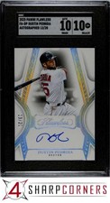 2025 PANINI FLAWLESS AUTOGRAPHED #FA-DP DUSTIN PEDROIA #/20 POP 1 SGC 10 AUTO 10