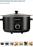 Morphy Richards Slow Cooker 6.5 Litres Model 461010 Milton Keynes