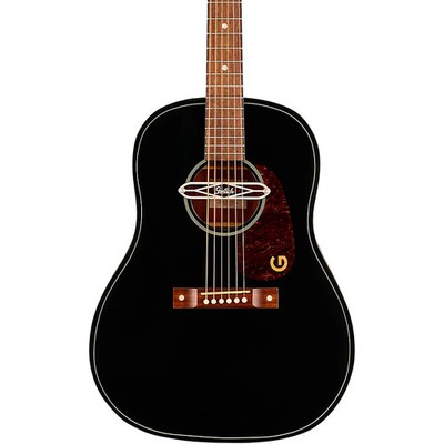 Gretsch Jim Dandy Deltoluxe Dreadnought Acoustic-Electric Guitar Black Top