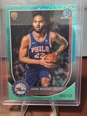 2025 Bowman Chrome Aqua Mojo Refractor Johni Broome RC /125