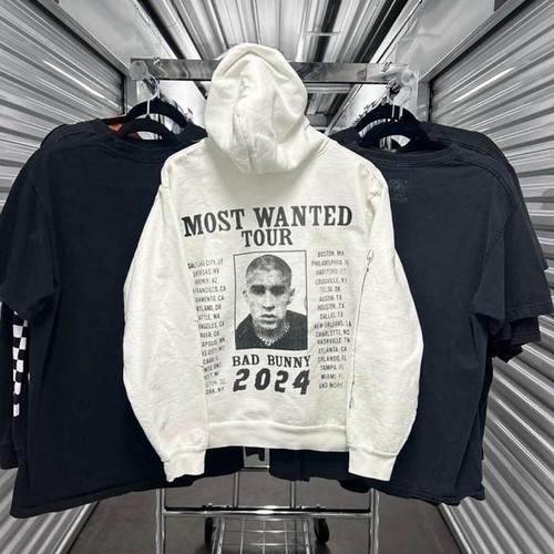 Sick Bad Bunny Most Wanted Tour Hoodie