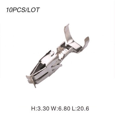 10Pcs 4.8mm Female Copper Car Truck Automobiles Fuses Box Terminals N907 327 03