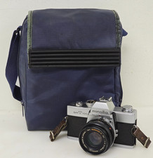 Minolta SRT 100 35mm SLR Camera with 50mm MC Rokkor-X PF 1:2 Lens UNTESTED AS-IS