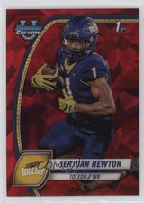 2024 Bowman U Chrome Sapphire Edition Red 3/5 Jerjuan Newton #98 11oq