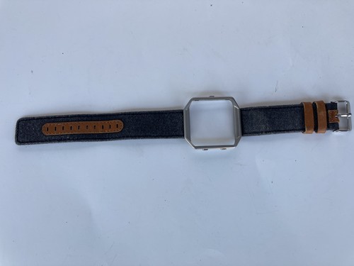 Fitbit Blaze Band Blue Size Large L Activity Tracker Watch Band Wrist Exercise - Picture 2 of 7