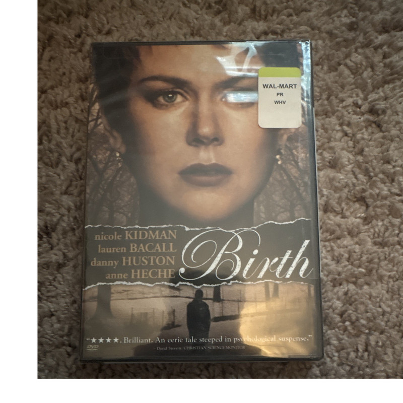 Birth (DVD) R Drama Mystery Widescreen Nicole Kidman Bacall Huston Heche