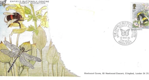 Misc GB Comm/FDC - Enfield Butterfly Centre -  1985 (Misc195)