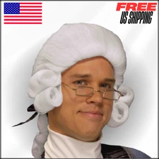 George Washington Wig for Adults, Men's Adult Standard Size, Cosplay, Festivals