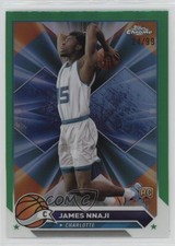 2023-24 Topps Chrome Green Refractor 24/99 James Nnaji #173 1d0h