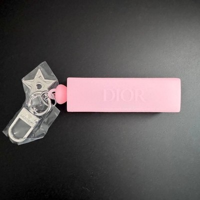 Dior Addict Lip Glow Oil Holder Pink Keychain Charm Case Only