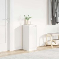 Schuhschrank Weiß 29,5X34X76 Cm Holzwerkstoff