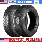 Set of 2 ST175/80D13 Trailer Tires 175 80 13 Tires 6 Ply Load Range C Trailer