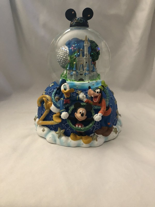 Vintage Walt Disney World "Celebrate the Future" Millennium Snow Globe