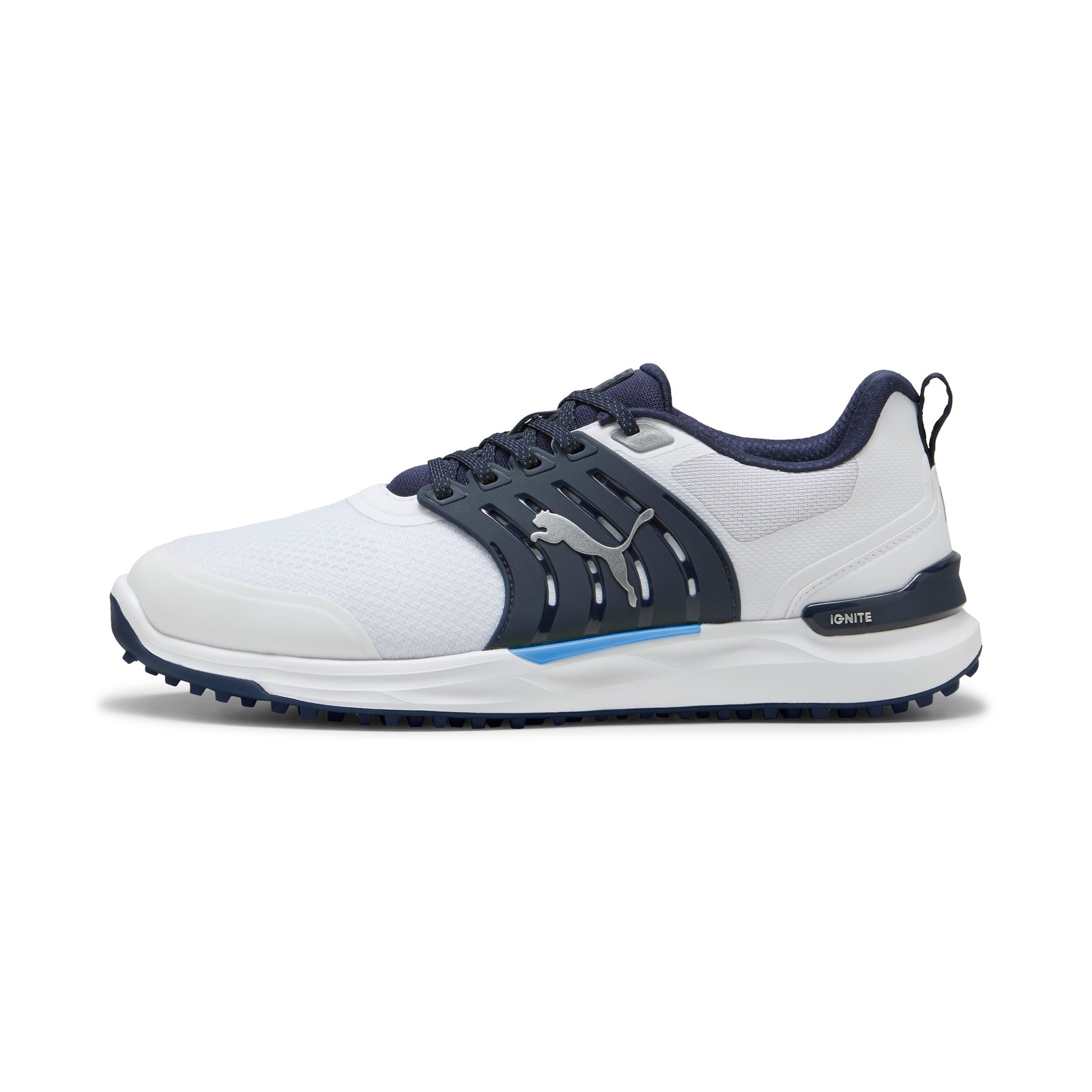 New Puma Golf Ignite Elevate 2 Shoes Puma White-Deep Navy 11 Medium (SS25)