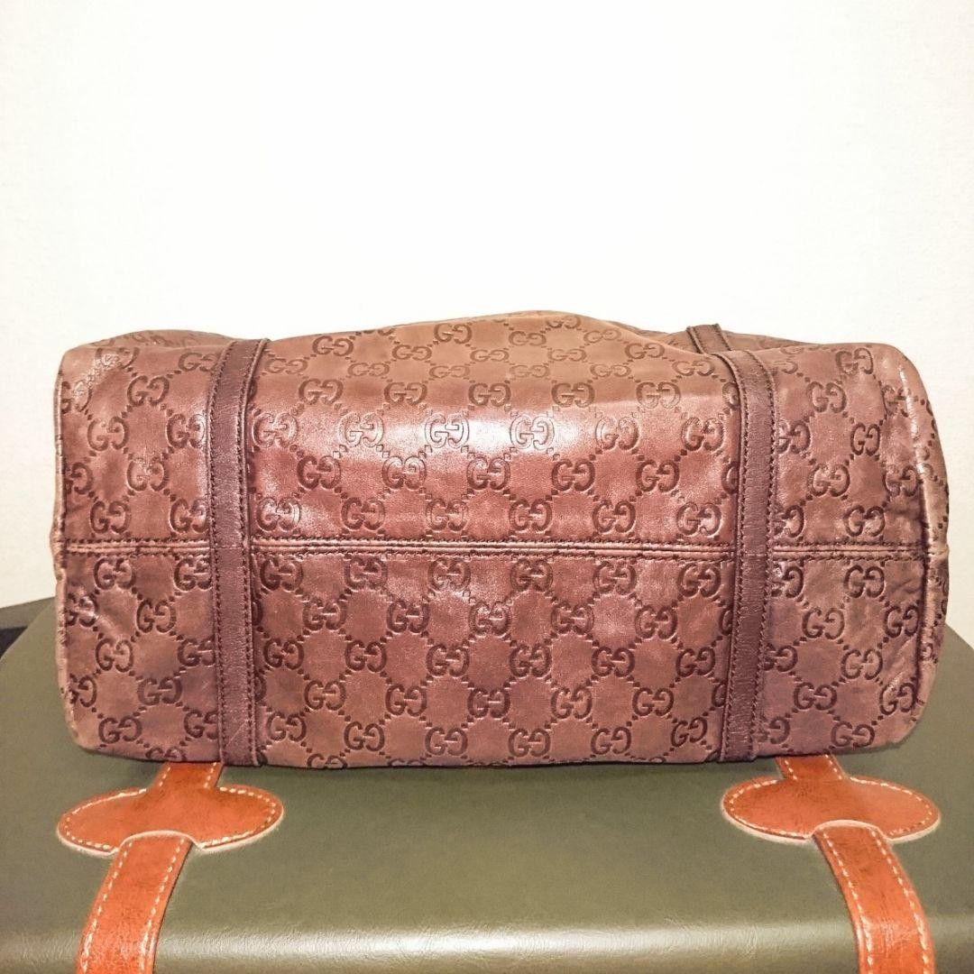 Gucci G.G Leather Tote Bag Women's Luxury Authentic Used Size 24x33x16 thumbnail 6