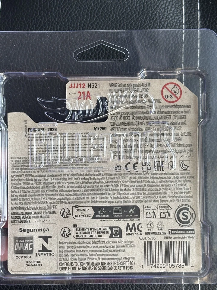 Hot Wheels Case C Ferrari F40 Competizion Black - Short Card + FREE PROTECTOR - Image 3 of 3