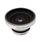 Silver Strong Applicability 37mm 0.25X Super Fisheye Additional Lens For 37mm N
