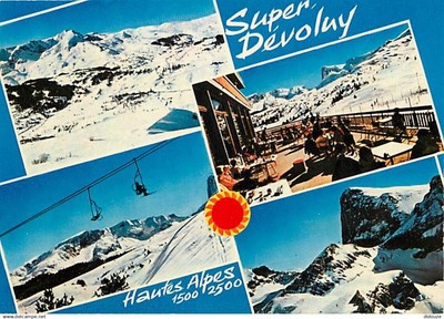 05 - Super Devoluy - Multivues - Hiver - Neige - CPM - Voir Scans Recto-Verso