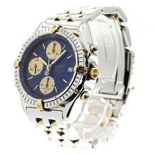 BREITLING CHRONOMAT BICOLOR B13050.1 39mm SS/YG Navy/Gold Automatic #C342