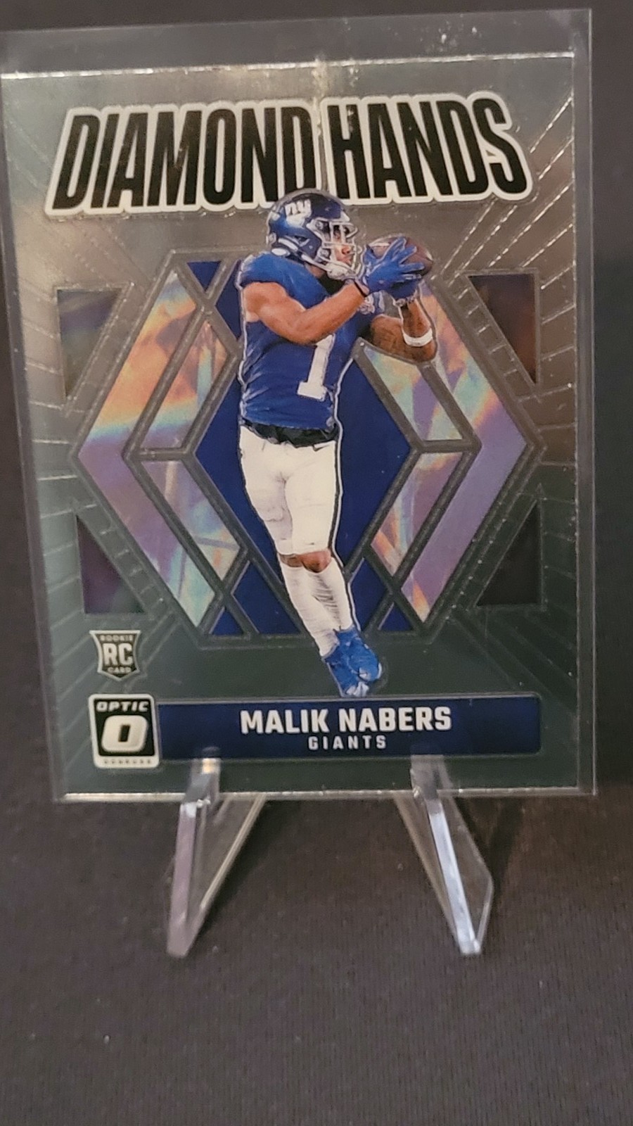 2024 Donruss Optic #4 Malik Nabers Diamond Hands *281T