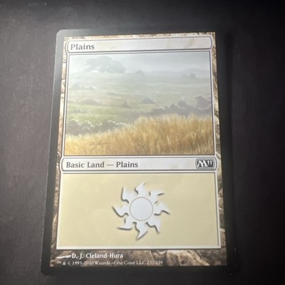 Plains (232) 232 Land Magic 2011 (M11) Magic: The Gathering Lightly Played