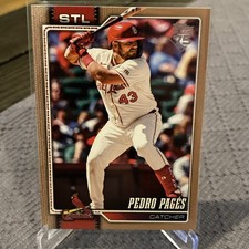 2026 Topps Series 1 - PEDRO PAGES #280 - Gold #/2026 St. Louis Cardinals