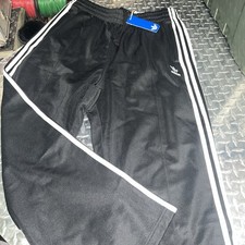 Adidas Originals Track Pants Size M Black New W/tags