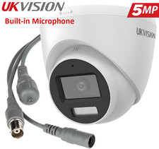 HIKVISION COMPATIBLE 5MP ColorVu CCTV Camera Audio In Night Vision Outdoor UK