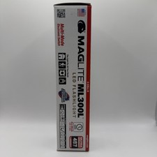 Maglite ML300L LED Flashlight 2-Cell D Multi-Mode 487 Lumens Black New