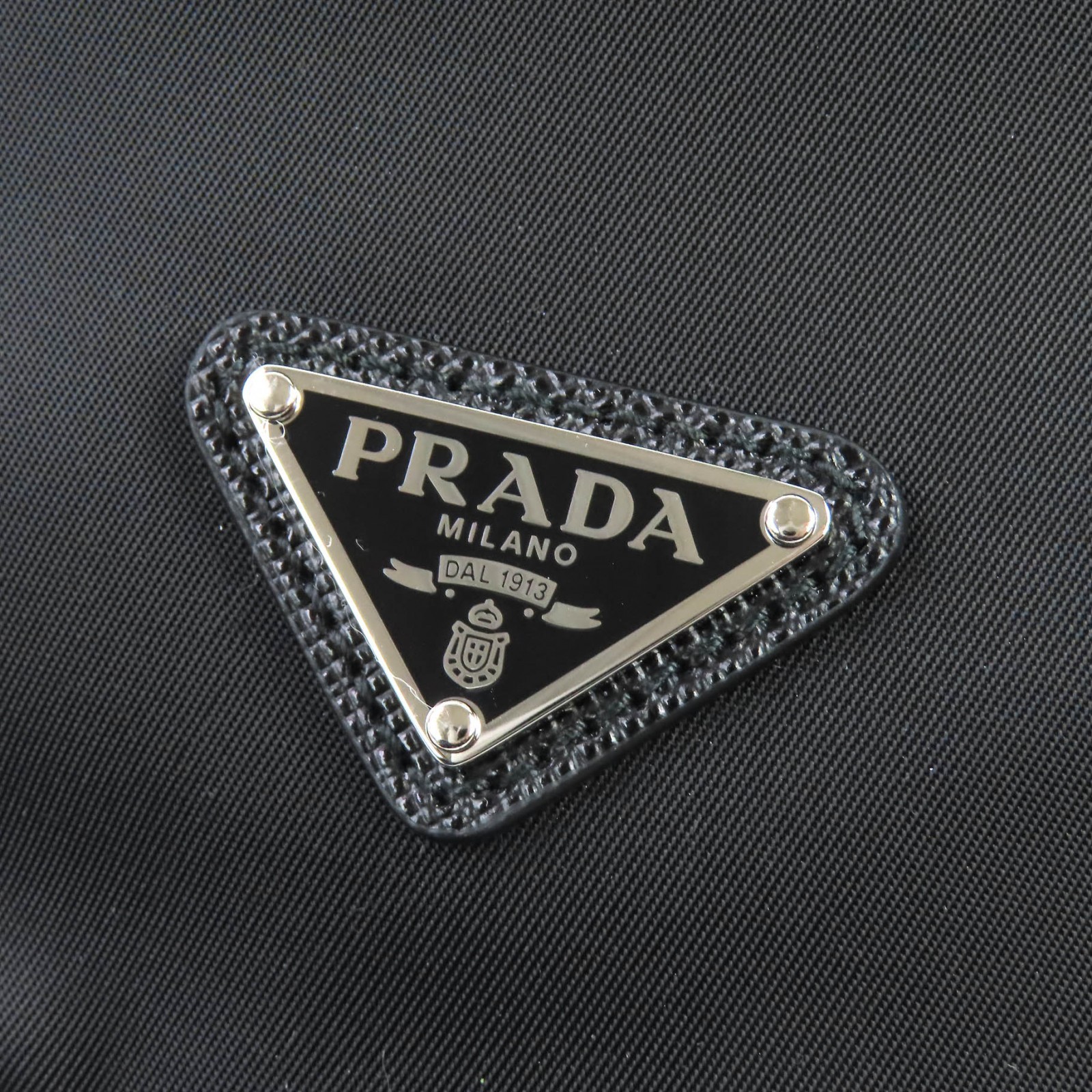 Pristine PRADA Pouch Triangle logo triangular pla… - image 8