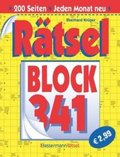 Rätselblock 341 Eberhard Krüger