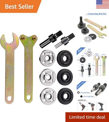Transform Your Electric Drill: 6-in-1 Angle Grinder Adapter with Connecting Rods