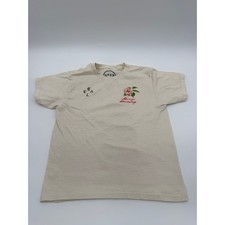 Civil Regime Los Angeles Oasis Floral Graphic T Shirt Youth Small Cream Cotton