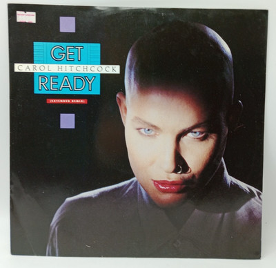 Carol Hitchcock Get Ready Record 12'' Single Vinyl 1987 Euro House Synth Pop
