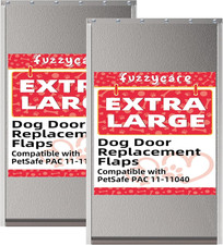 2PACK Extra Large Dog Door Replacement Flap with Screws,Doggie Door Replacement