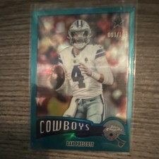 2025 Topps Chrome Serial Numbered Dak Prescott Dallas Cowboys #1975-10 /199