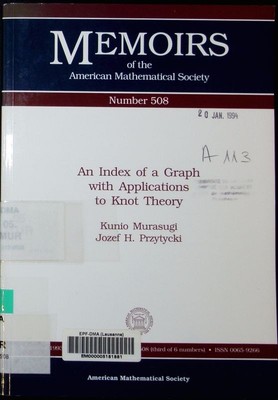 An index of a graph with applications to knot theory Kunio Murasugi, Joz 2498552