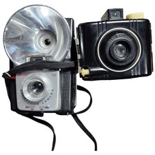   Vintage Kodak Brownie Starflash Camera  Baby Brownie Mid-Century Untested