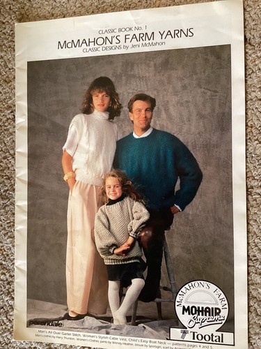 Vintage McMahon’s Farm Yarns Knitting Pattern Book Classic No. 1
