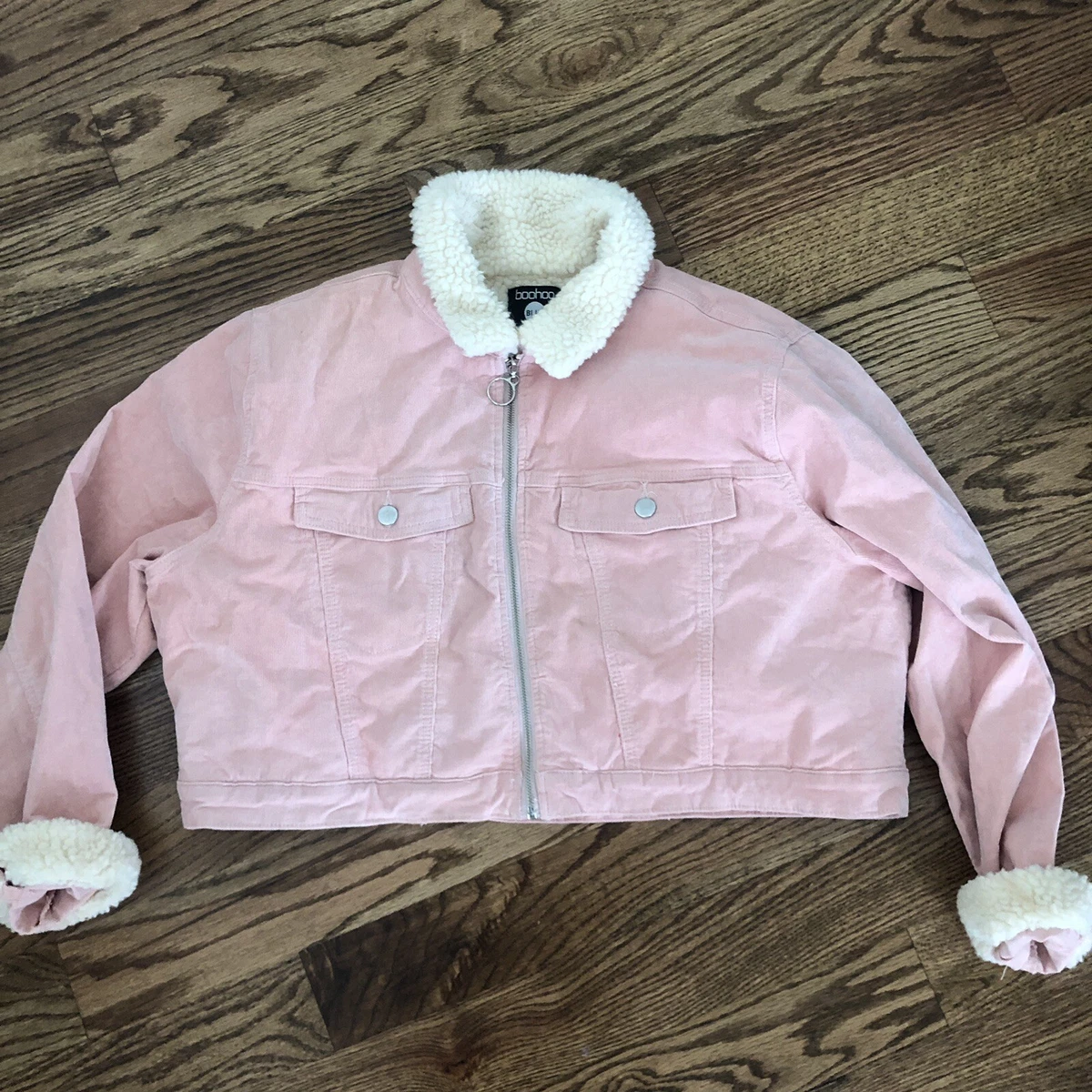 Boohoo pink hotsell jacket