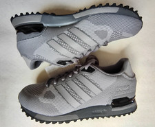 Adidas Originals ZX 750 Woven Dark Grey UK Size 8.5 New with box and tag - Vegan