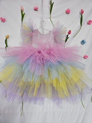 dress rainbow desh lush elegant shiny for 5-6 years rainbow | eBay dress rainbow desh lush elegant shiny for 5-6 years rainbow | eBay