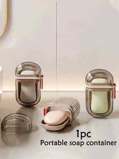 Light Luxury Travel Soap Box Double Drains Soap Holders Soap Dishes Outdoor UK