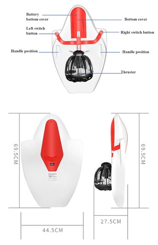 Electric Diving Surfboard Water Propeller Wakeboard Surfing Paddle SUP Board NEW - Picture 21 of 22