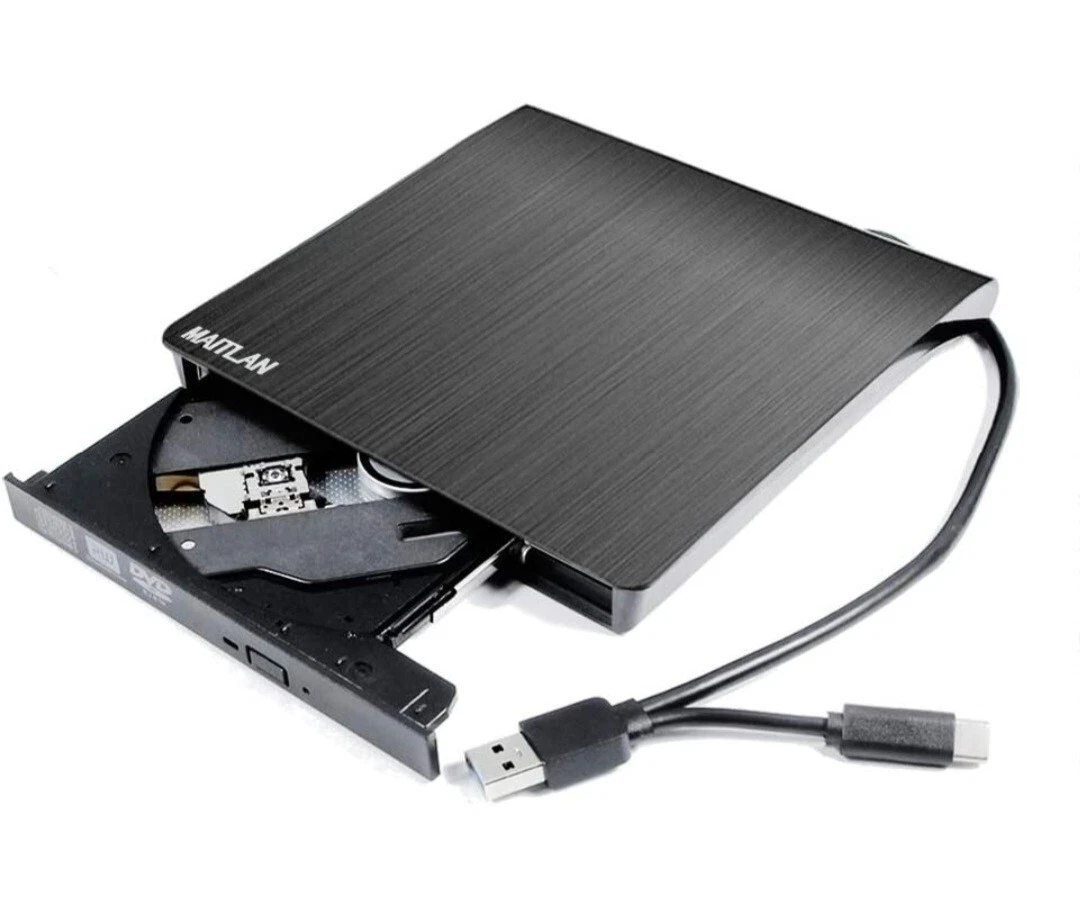 Rioddas External ODD&HDD Device CD/DVD +/-RW