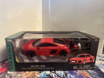 NEW Speed Tech R/C 1:24 Scale Audi R8 V10 Car Red Radio Control