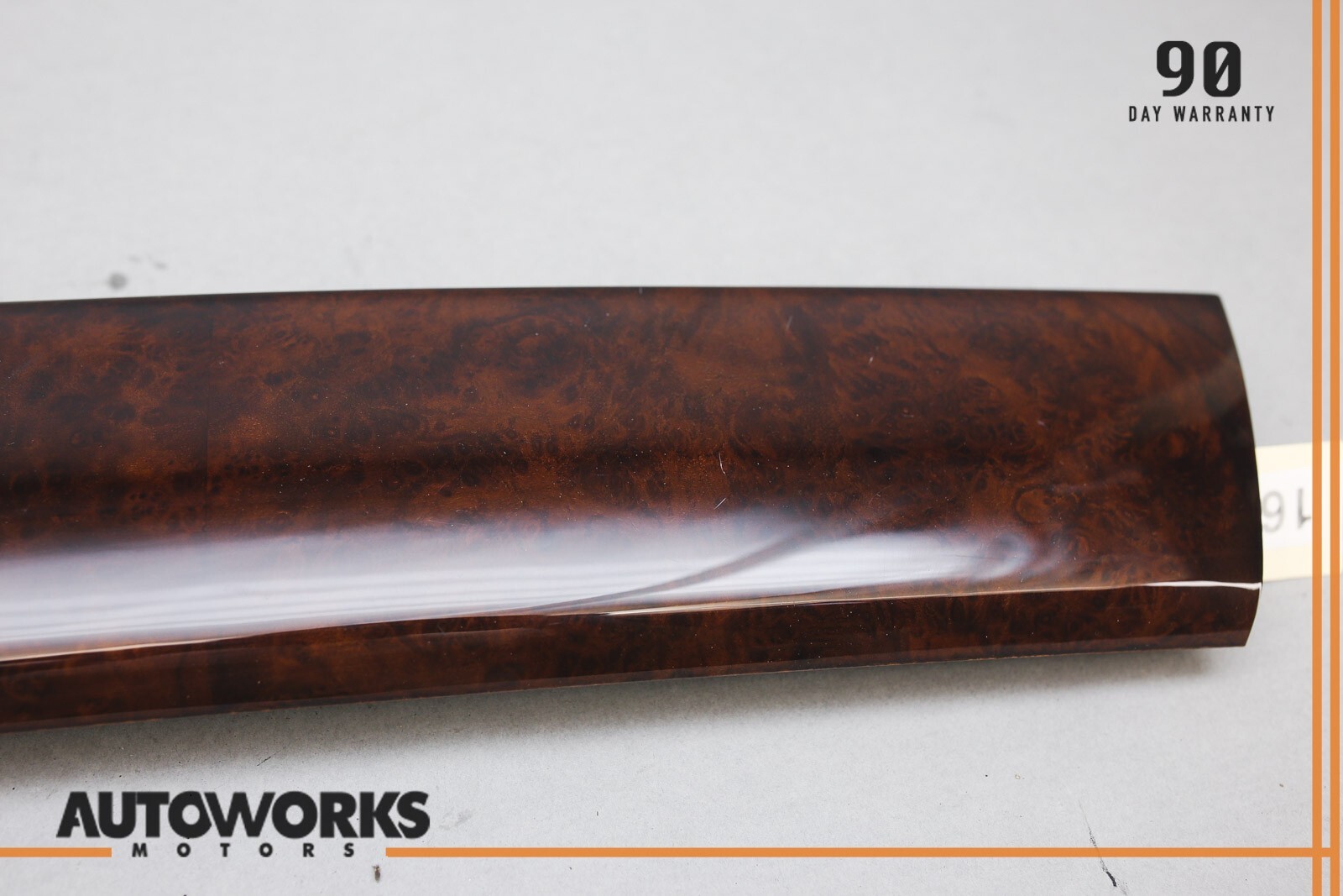 03-13 Maserati Quattroporte M139 Rear Right Side Door Panel Trim Wood OEM